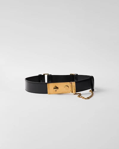 Leather belt