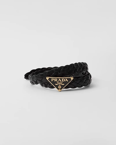 Nappa leather belt