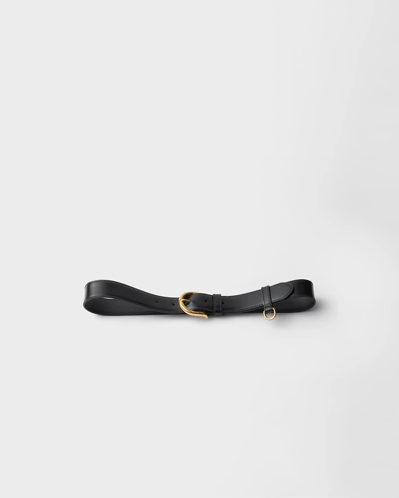 Leather belt