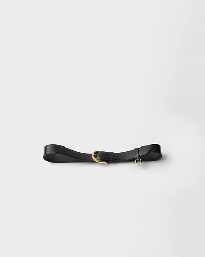 Leather belt