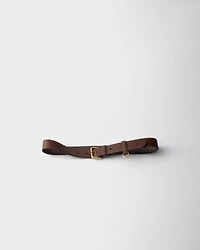 Antiqued leather belt