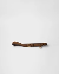 Suede belt