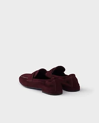 Shuffle antiqued suede loafers
