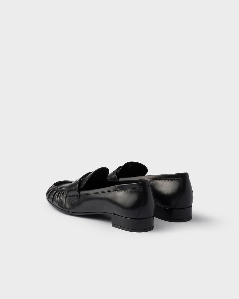 Leather loafers