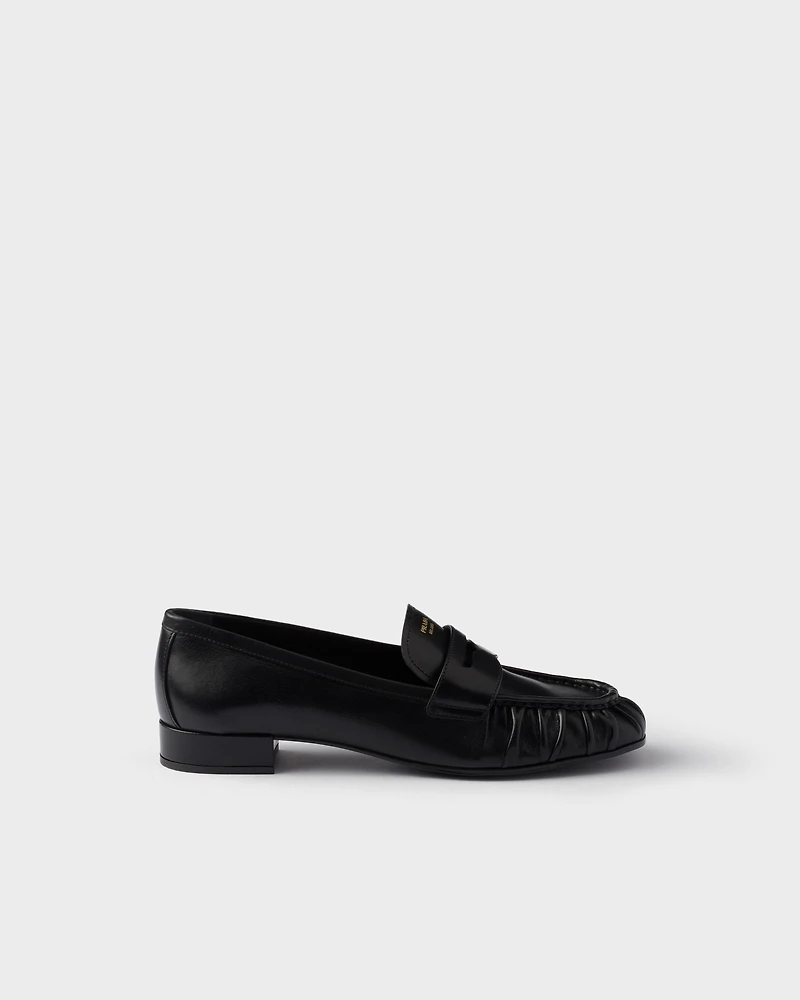 Leather loafers