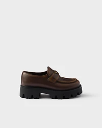 Leather loafers