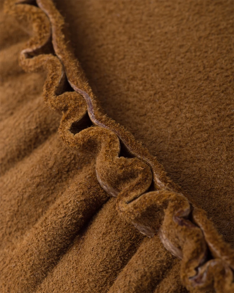 Suede ballerinas