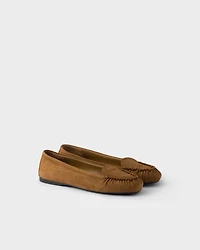 Suede ballerinas