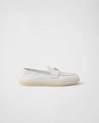 Ostrich leather loafers