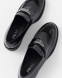Patent leather loafers