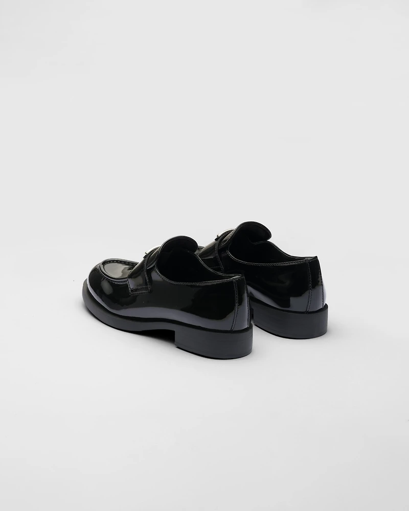Patent leather loafers