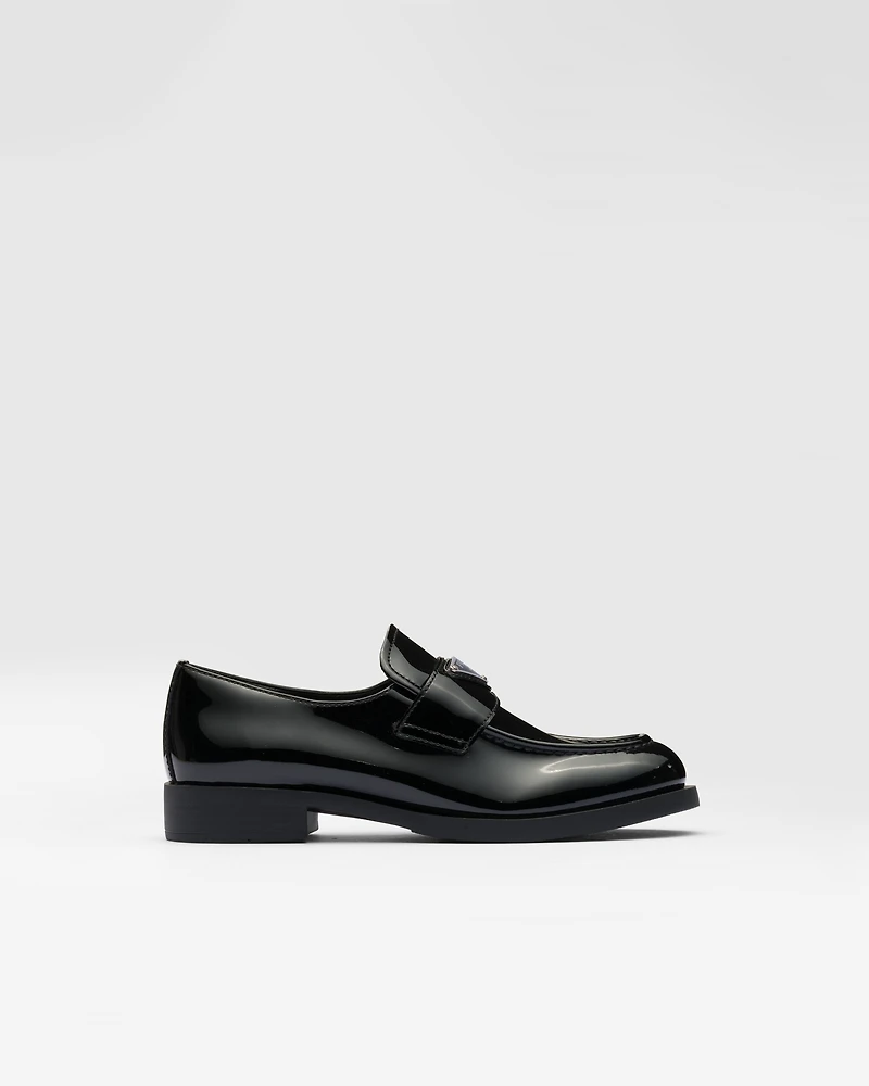 Patent leather loafers