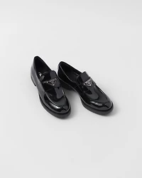 Patent leather loafers