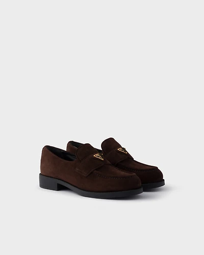Suede loafers