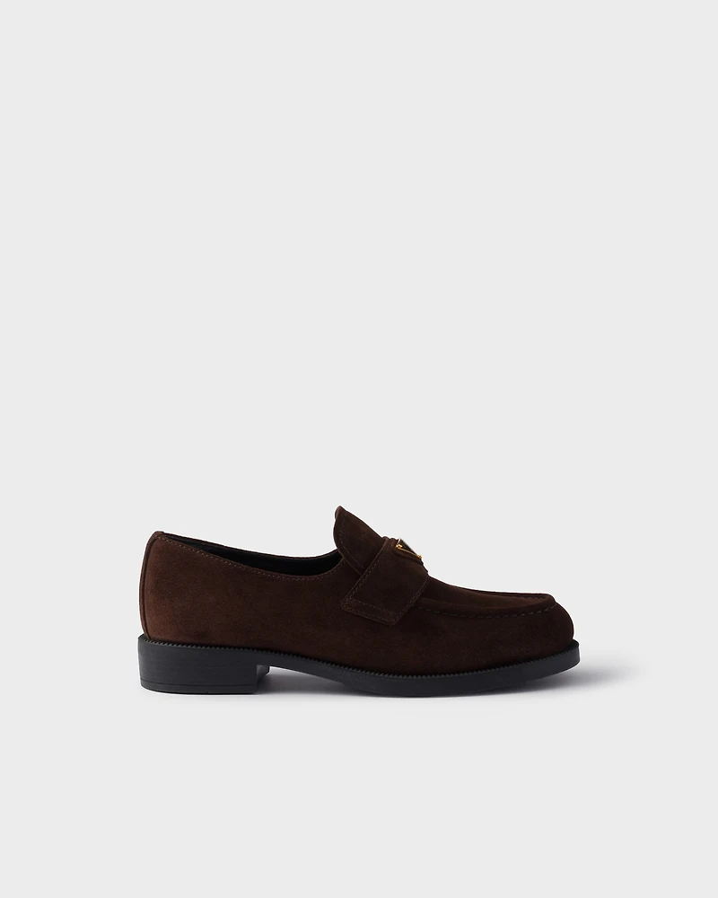 Suede loafers
