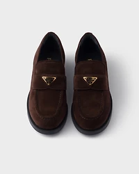 Suede loafers