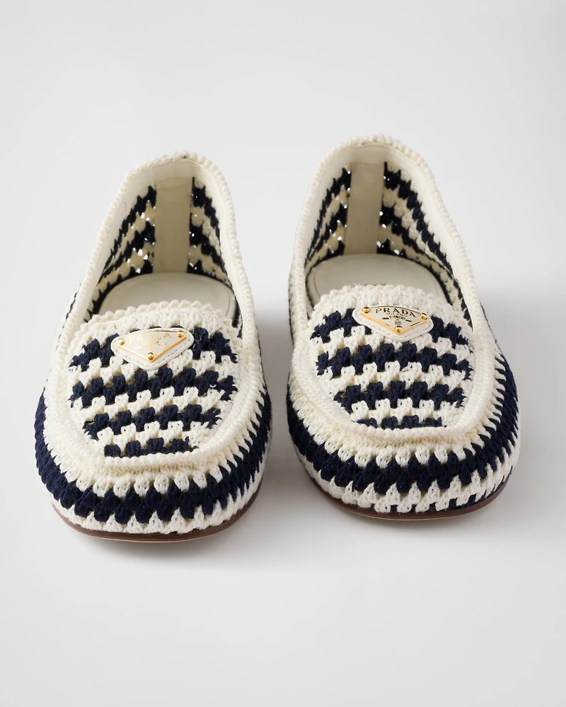 Crochet loafers