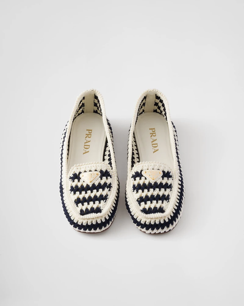 Crochet loafers