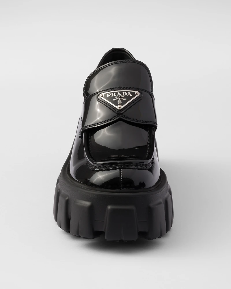 Monolith patent leather loafers