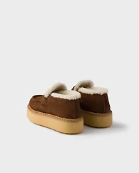 Suede loafers