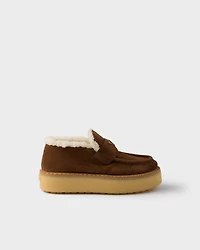 Suede loafers