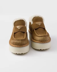 Suede loafers