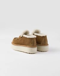 Suede loafers