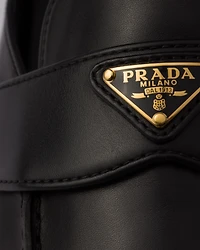 Leather slippers