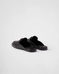 Leather slippers
