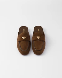 Suede slippers