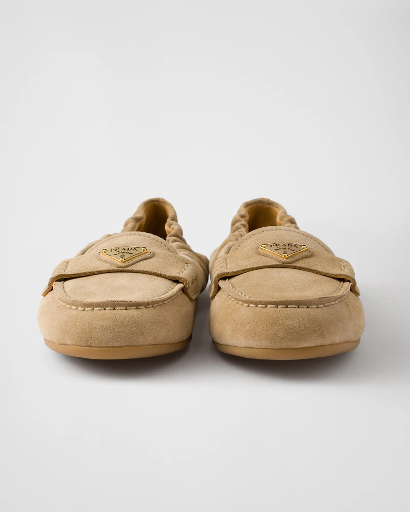 Suede loafers