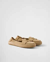 Suede loafers