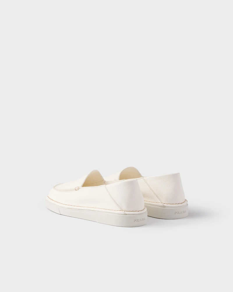 Leather loafers