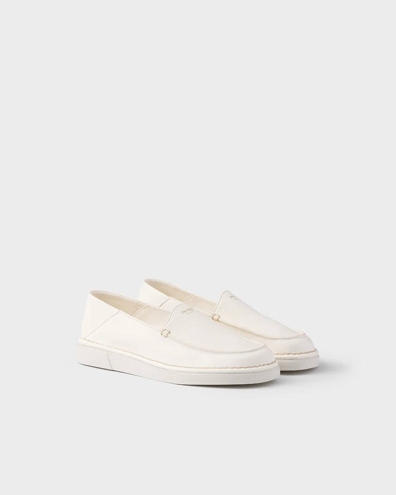Leather loafers