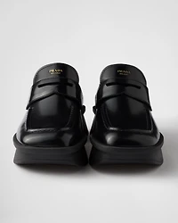 Equal brushed leather loafers
