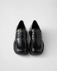 Equal brushed leather loafers