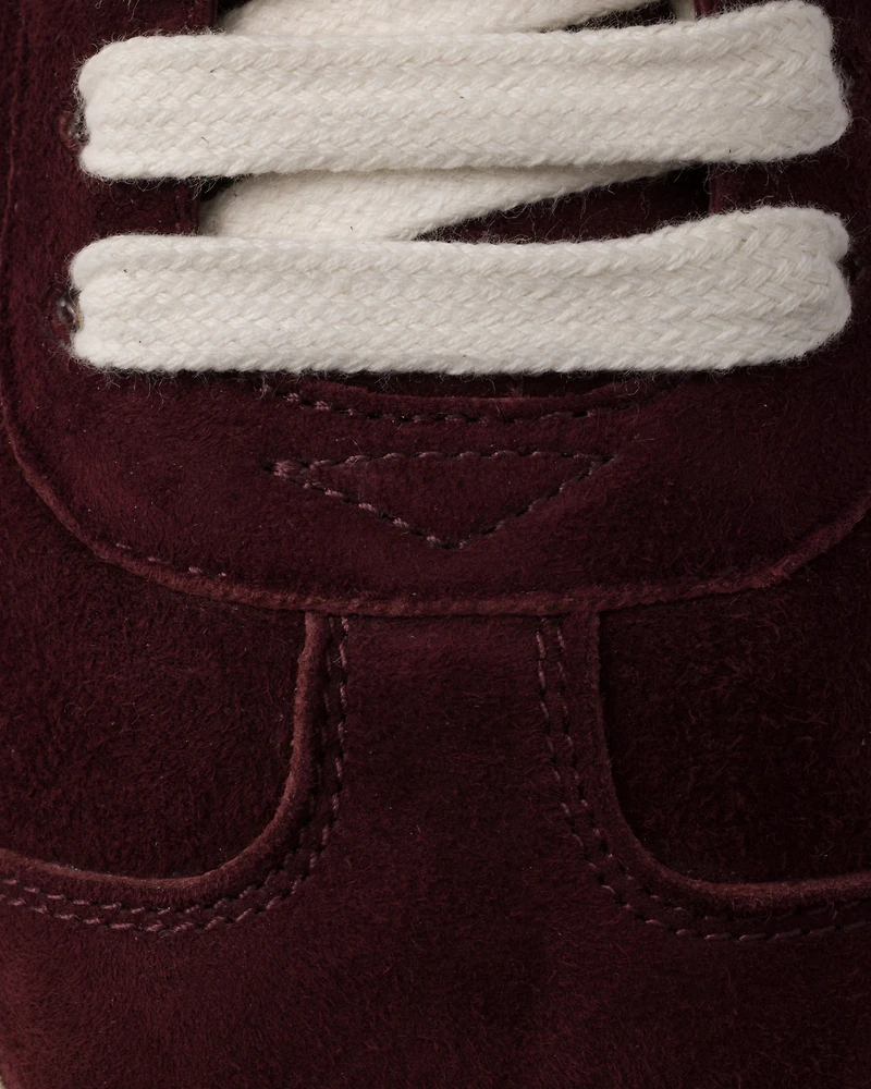 Suede sneakers