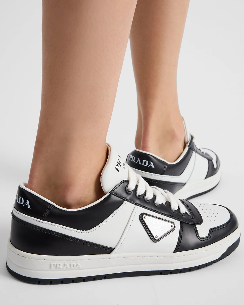 Downtown perforated leather sneakers