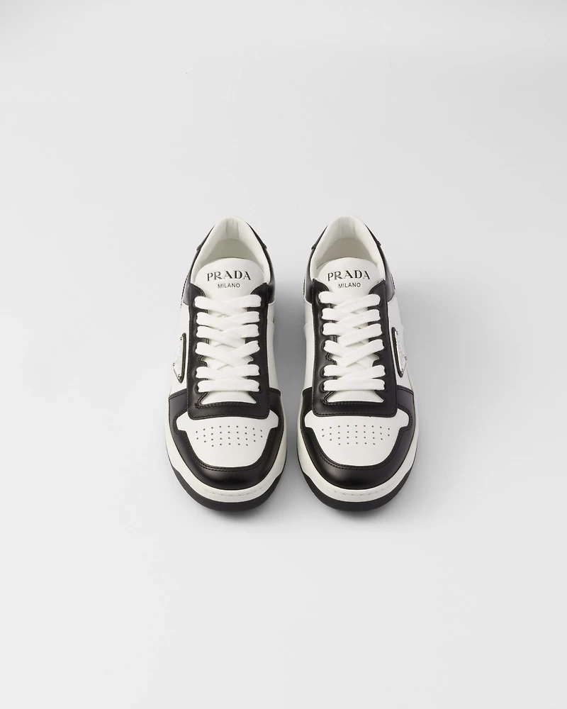 Downtown perforated leather sneakers