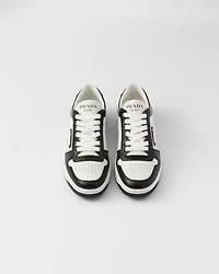 Downtown perforated leather sneakers