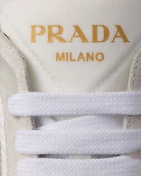 Prax 2.0 Re-Nylon and suede sneakers