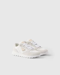 Prax 2.0 Re-Nylon and suede sneakers
