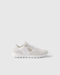 Prax 2.0 Re-Nylon and suede sneakers