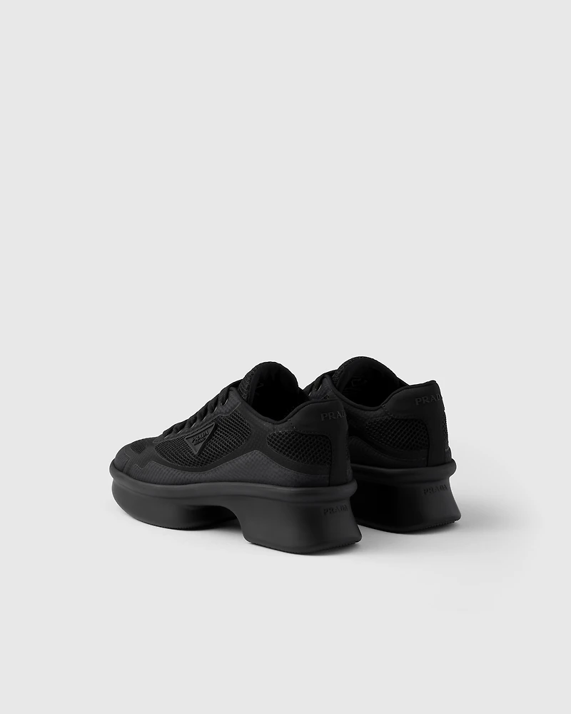 Re-Nylon and mesh fabric sneakers