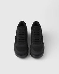 Re-Nylon and mesh fabric sneakers