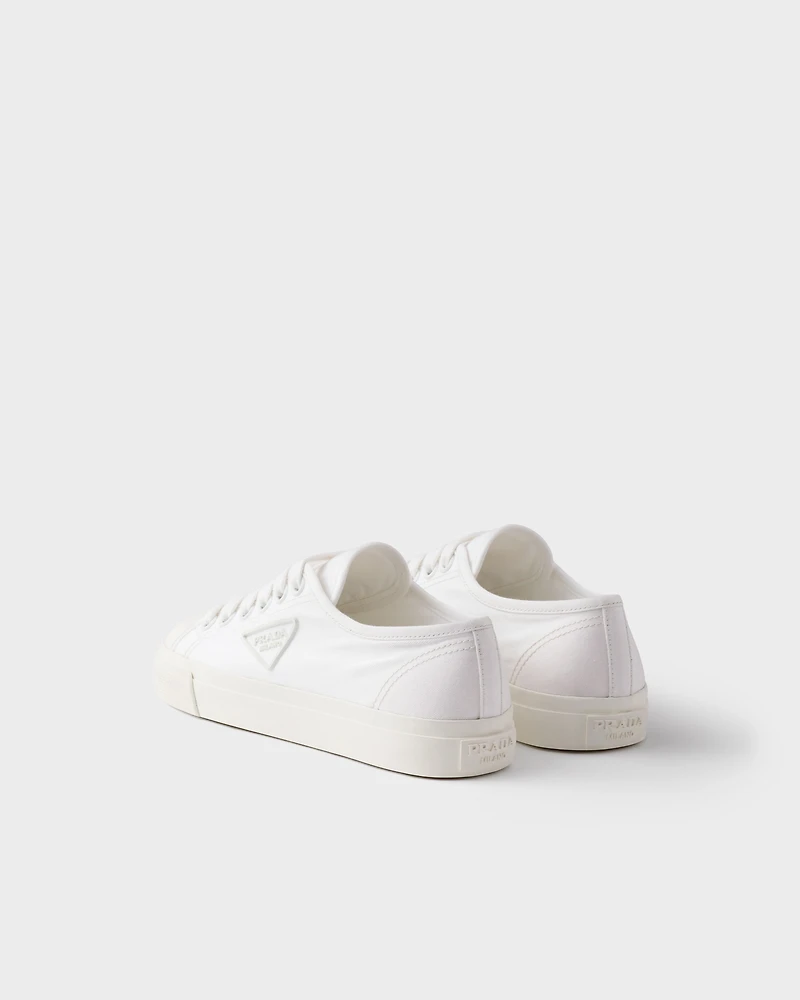 Cotton gabardine sneakers