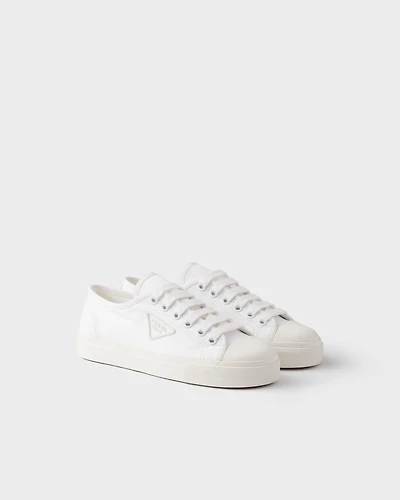 Cotton gabardine sneakers