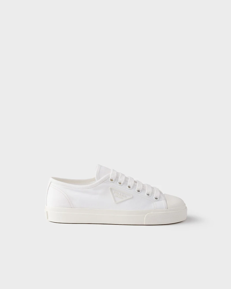 Cotton gabardine sneakers