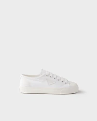 Cotton gabardine sneakers