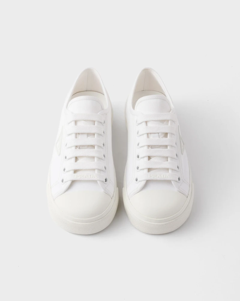 Cotton gabardine sneakers